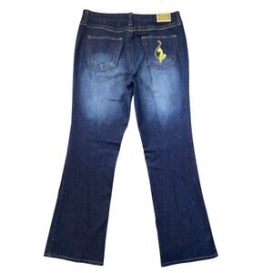 Y2K Baby Phat Distressed Flared Denim Jeans - 16